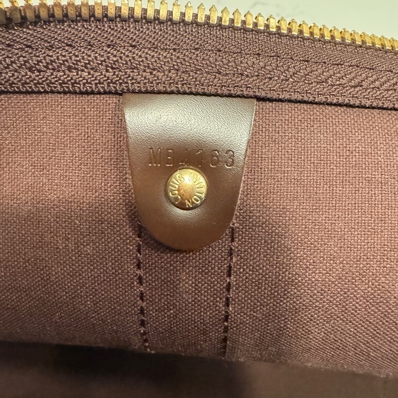 Louis Vuitton Damier Ebene Keepall Bandouliere 55 boston bag - Picture 3 of 16